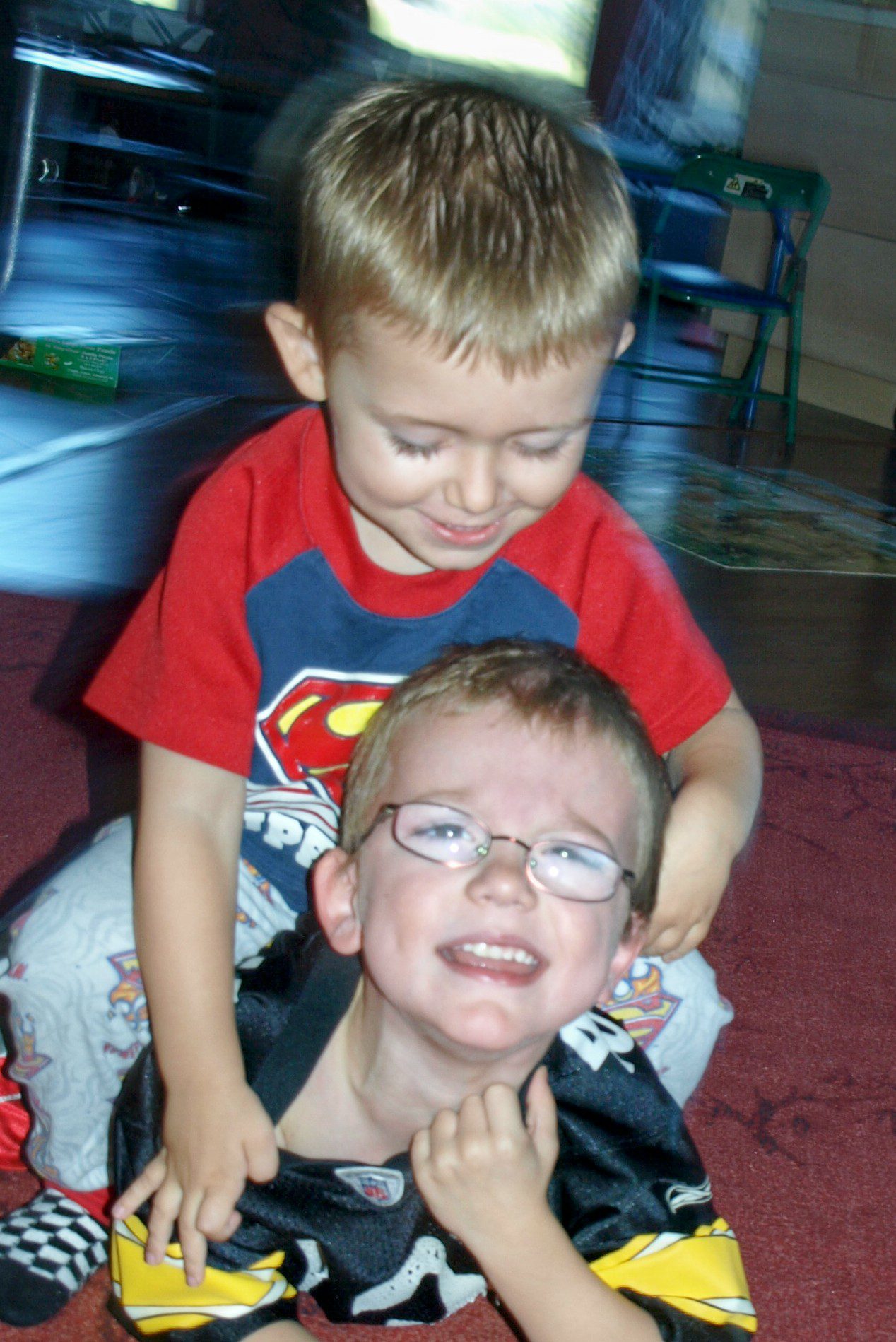 T.Puzzle as a toddler showing 4 year old Full Speed glimpses of attacks to come.